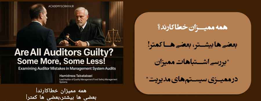 همه ممیزان خطاکارند؟بعضی ها بیشتر، بعضی¬ها کمتر!